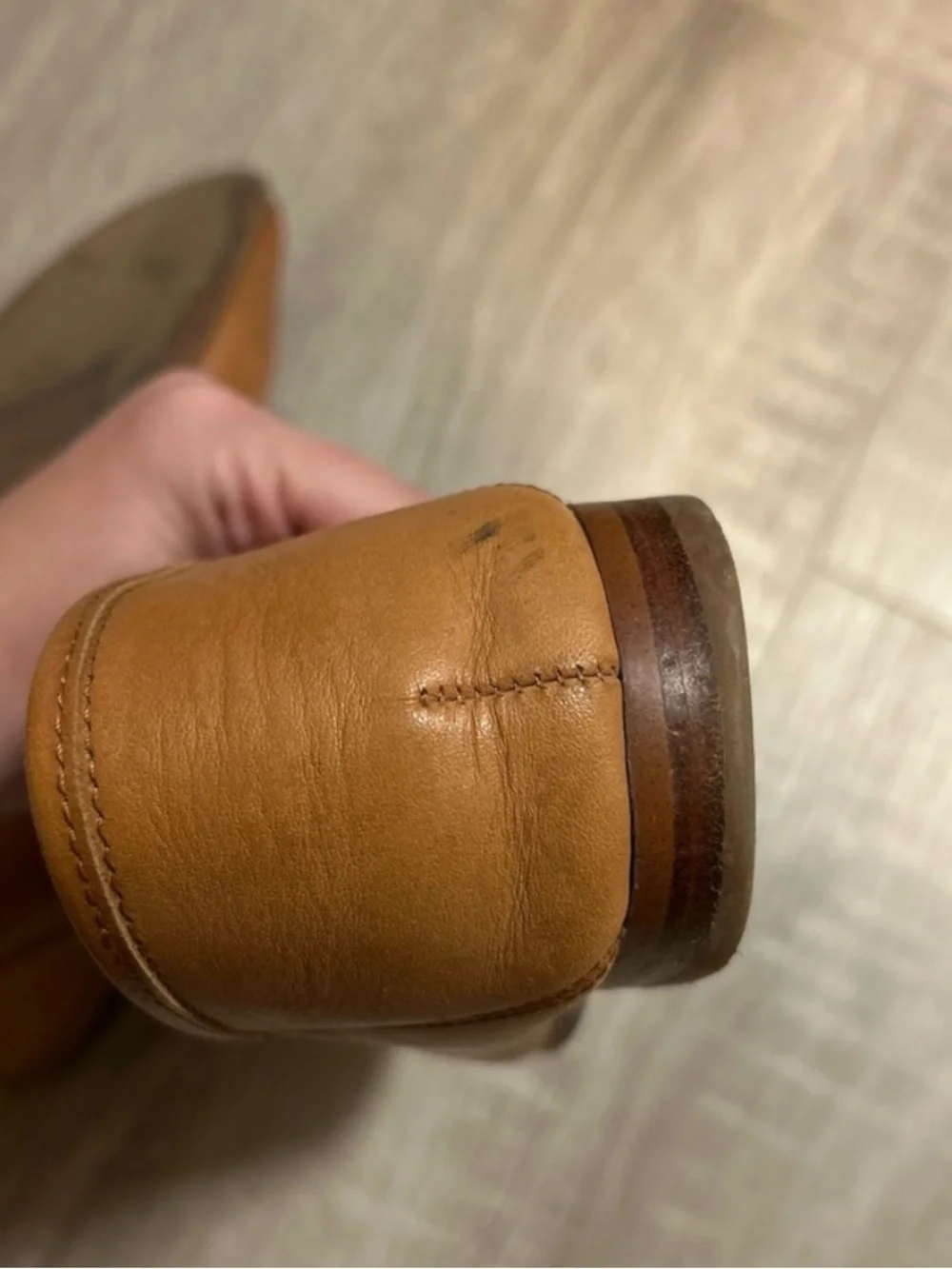 Sam Edelman Tan Loraine Bit Loafers Size 5.5